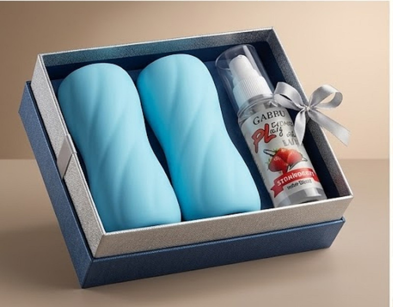 GABBU Premium Quality Men Massager with Lube(3 Items in the set)