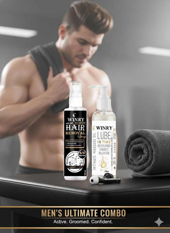 AGLEY Complete Body Care Combo | Effortless Hair Removal with Soothing Lubricant Oil(2 Items in the set)