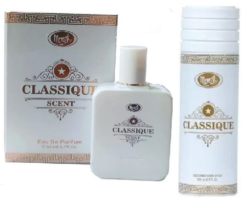 MONET 1 CLASSIQUE PERFUME 50ML & 1 CLASSIQUE DEODORANT 200ML, PACK OF 2.(2 Items in the set)
