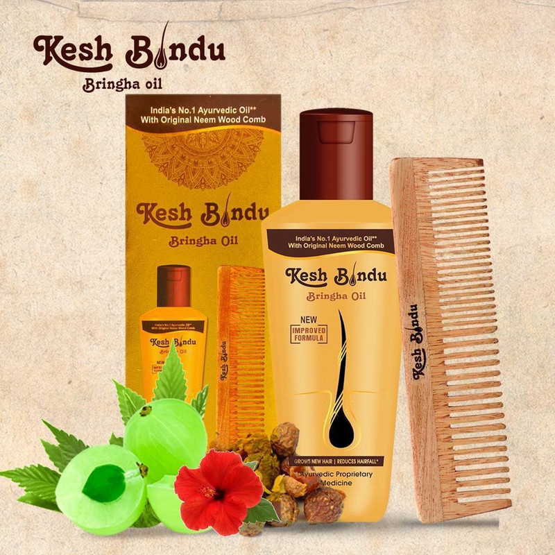 pranaveda Best Combo kit Bringha Ayurvedic Hair Oil, for New Hair Growth Hair Oil(1 Items in the set)
