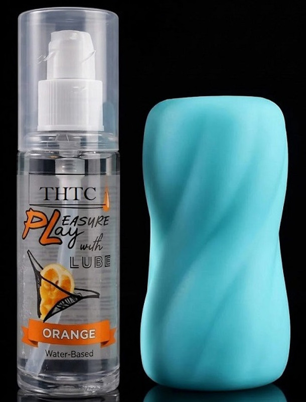 THTC Men's Stroker With Orange Lube(2 Items in the set)