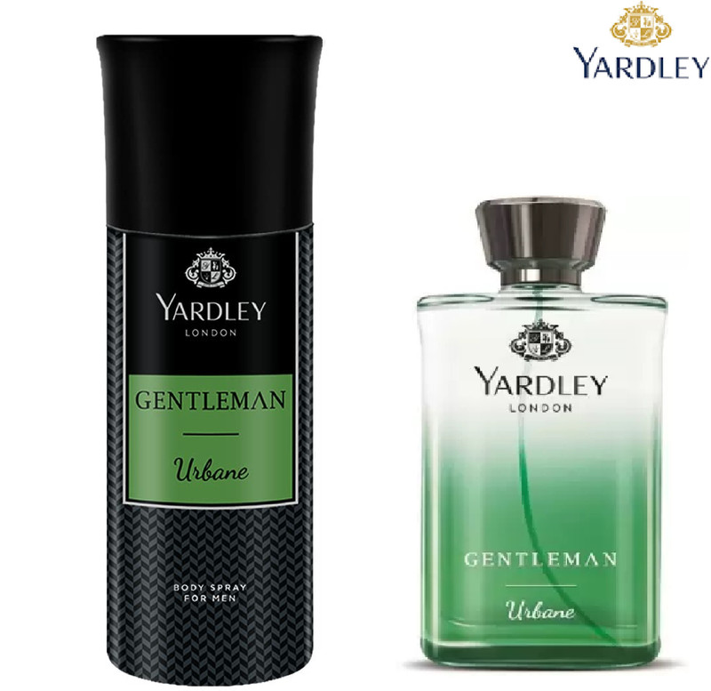 Yardley London Gentleman Classic Deodorant (150 ml) & Urbane Eau de Perfume (100 ml) For Men(2 Items in the set)