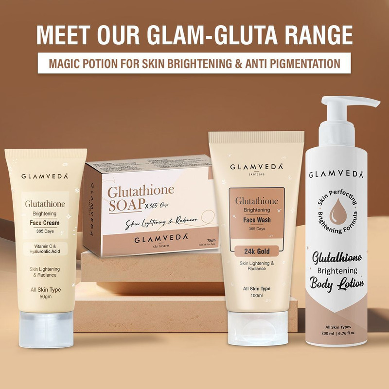 GLAMVEDA Glutathione Skincare Routine Set