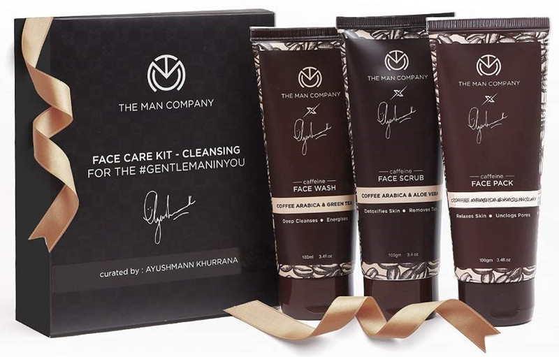 THE MAN COMPANY Coffee Face Care with Face wash, Face Scrub & Face Pack (3 Items in the set)