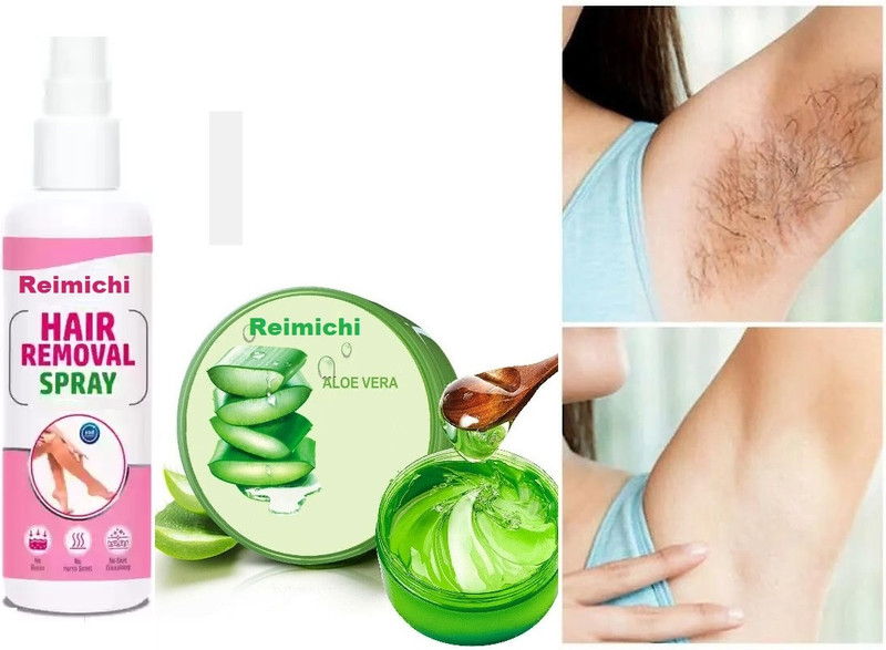 REIMICHI Fast & Gentle Body Hair Removal with Aloe Vera Massager Gel(1 Items in the set)