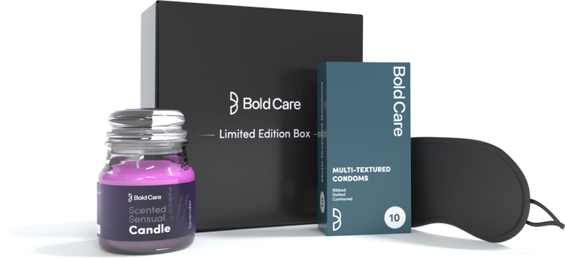 Bold Care Multi-textured With |Scented candles|Blindfolds(1 Items in the set)