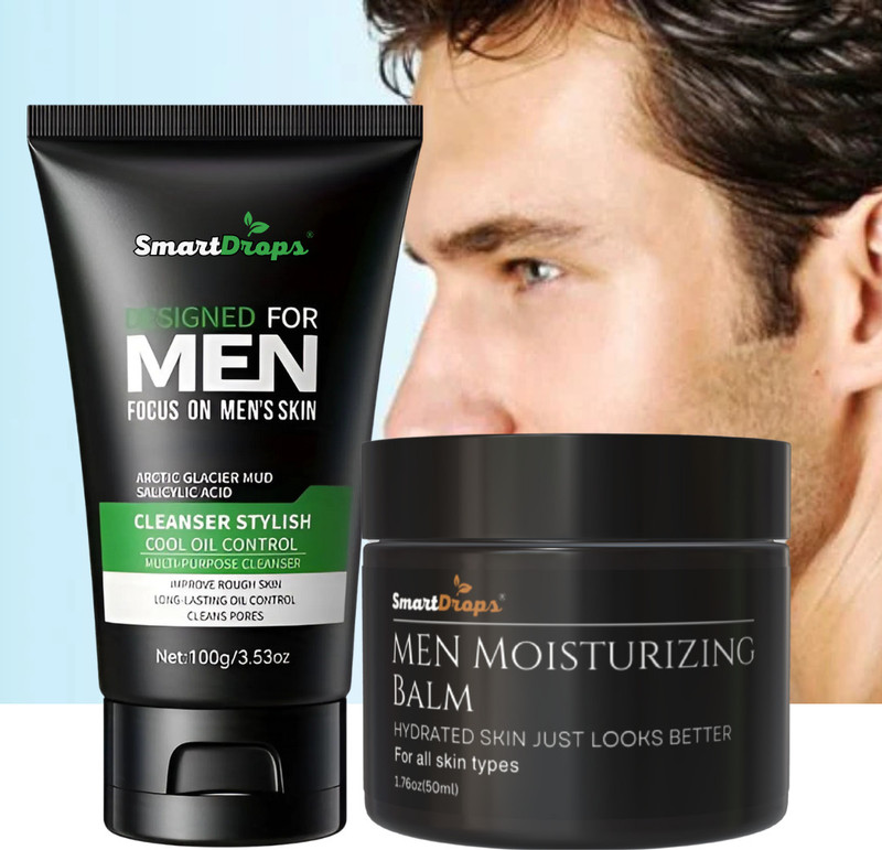 smartdrops Beard Oil and Cream Combo | Beard Soft | For All Beard Types Texture | For Men(2 Items in the set)