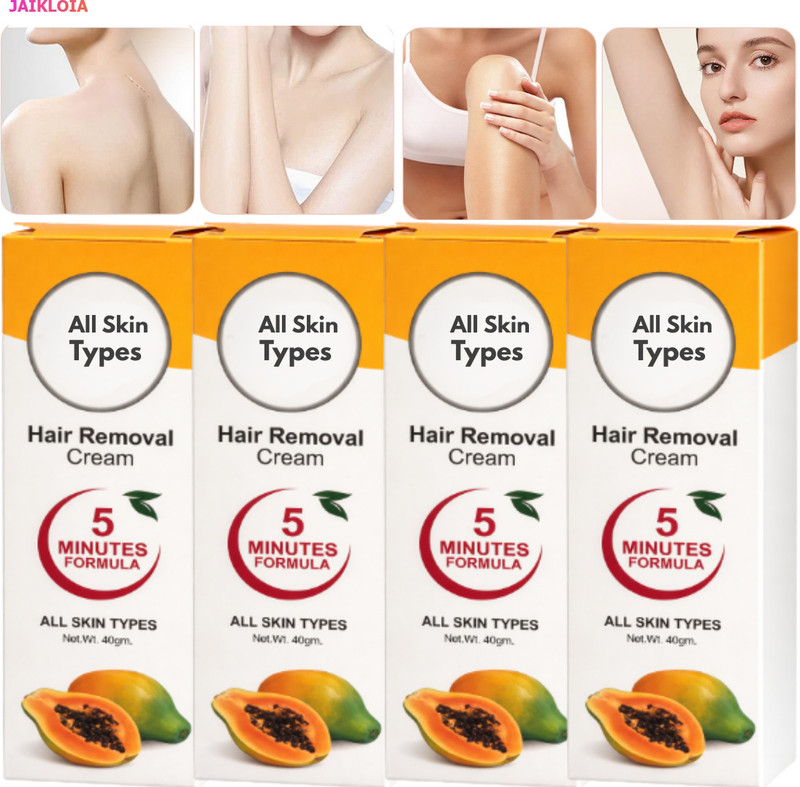 JAIKLOIA Hair Removal Cream Smooth Glow Body Confidence Care(4 Items in the set)