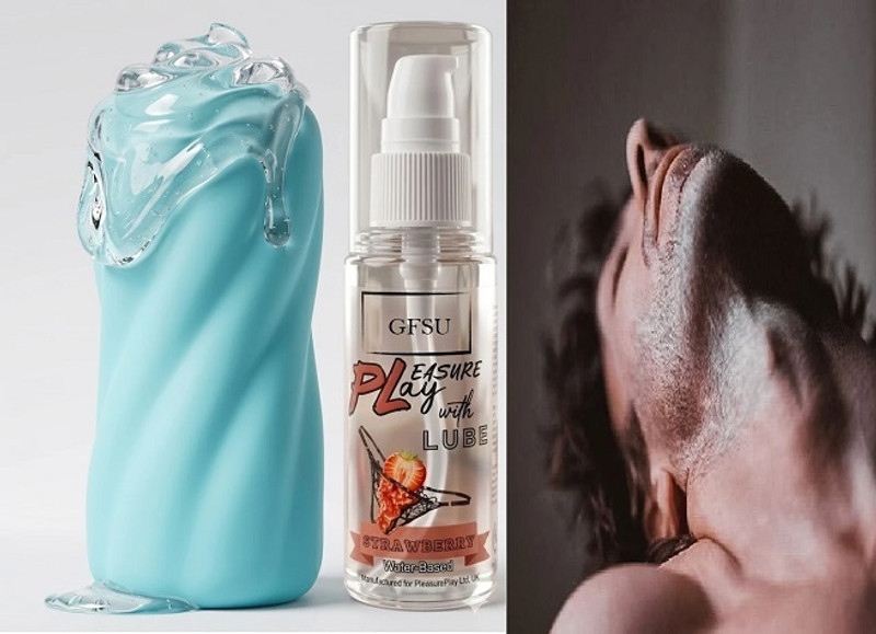 GFSU - GO FOR SOMETHING UNIQUE Male Relaxation Massager Kit with Lubricating Gel(2 Items in the set)
