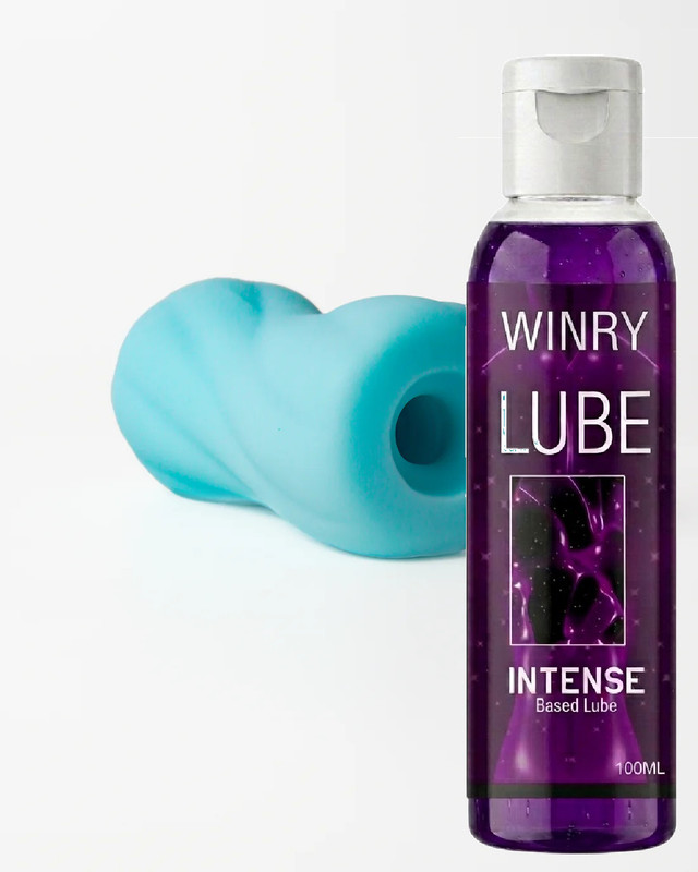 winry BEST ALLTIME USE BLUBERRY LUBE GEL 100ML AND STROCKER(2 Items in the set)