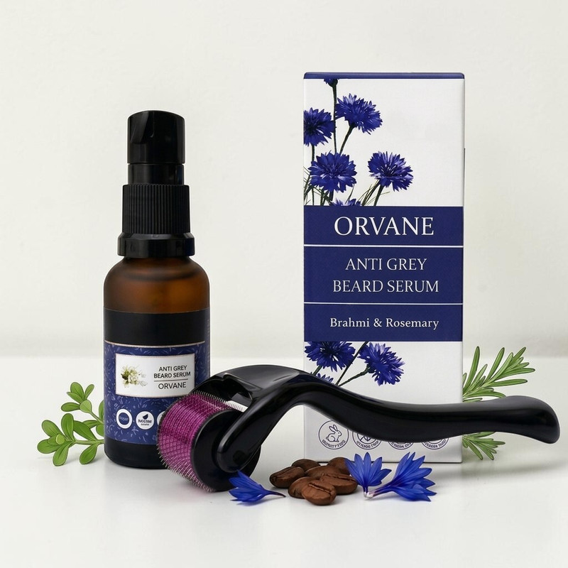 Orvane Anti-Grey Beard Serum – Paraben-Free & Sulfate-Free Formula(2 Items in the set)
