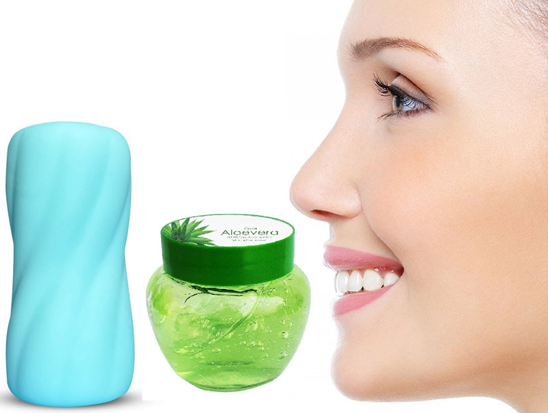 tanvi27 Aloe Vera Massage Gel with Mini bullte masgger(2 Items in the set)