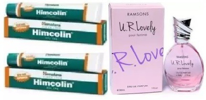 HIMALAYA HIMCOLIN GEL 30*2 + U R Lovely Perfume 30 ml (3 Items in the set)
