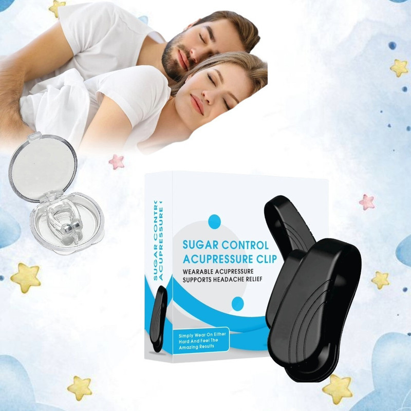 Mallade Energy balance snoring and diabetes clip(2 Items in the set)