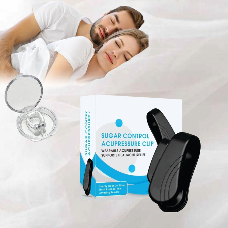 Mallade Wellness combo clip anti-snore diabetes(2 Items in the set)