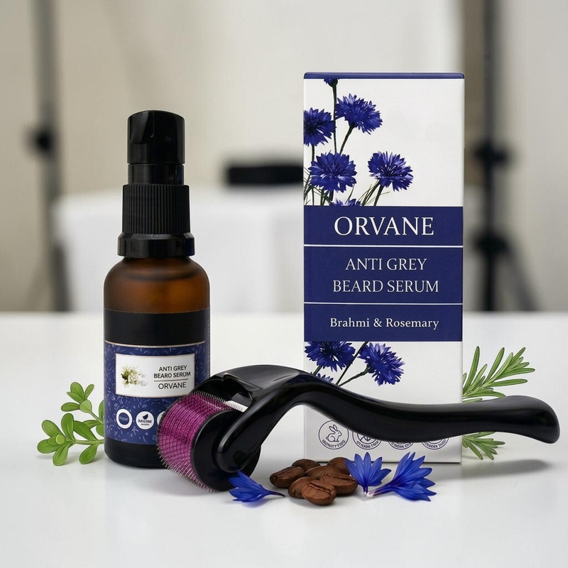 Orvane Beard Restoration System – Anti-Grey Serum and Growth Enhancer(2 Items in the set)