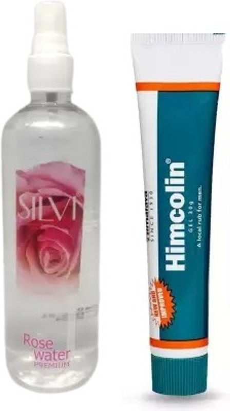 HIMALAYA himcolin gel + rose water 100ml (2 Items in the set)