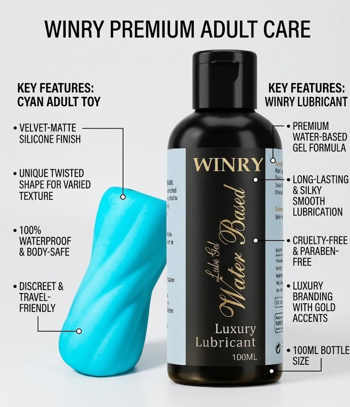 winry Easy-Clean Stroker with Smooth Glide Silicone Lubricant(1 Items in the set)