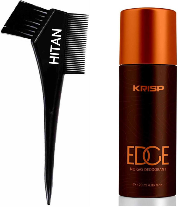 HITAN 2 IN 1 HAIR BRUSH AND RCM KRISP EDGE DEO(2 Items in the set)