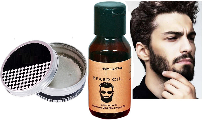 MYEONG Hair Oil Nourishment & Shine Hair Oil with men hair styling wax(2 Items in the set)