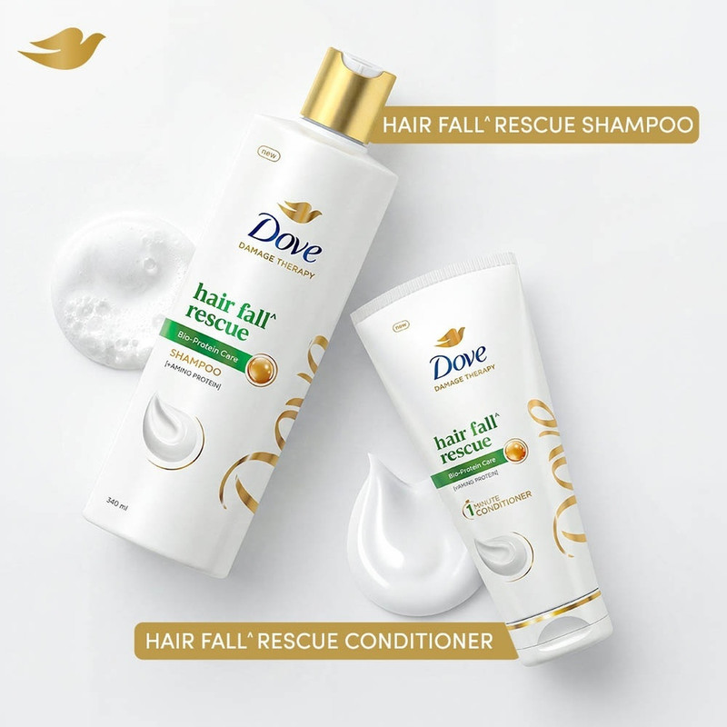 DOVE Hair Fall Rescue Shampoo 340ml and conditioner 175 ml(2 Items in the set)