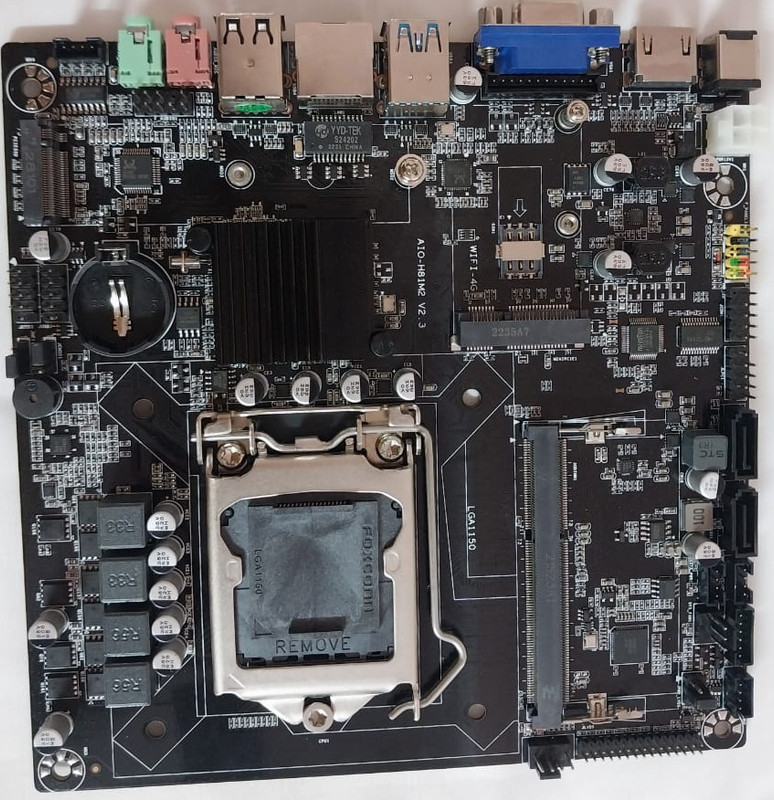 DVP All In One Itx Motherbord H81M VER1.3 Combo Motherboard(Brown)