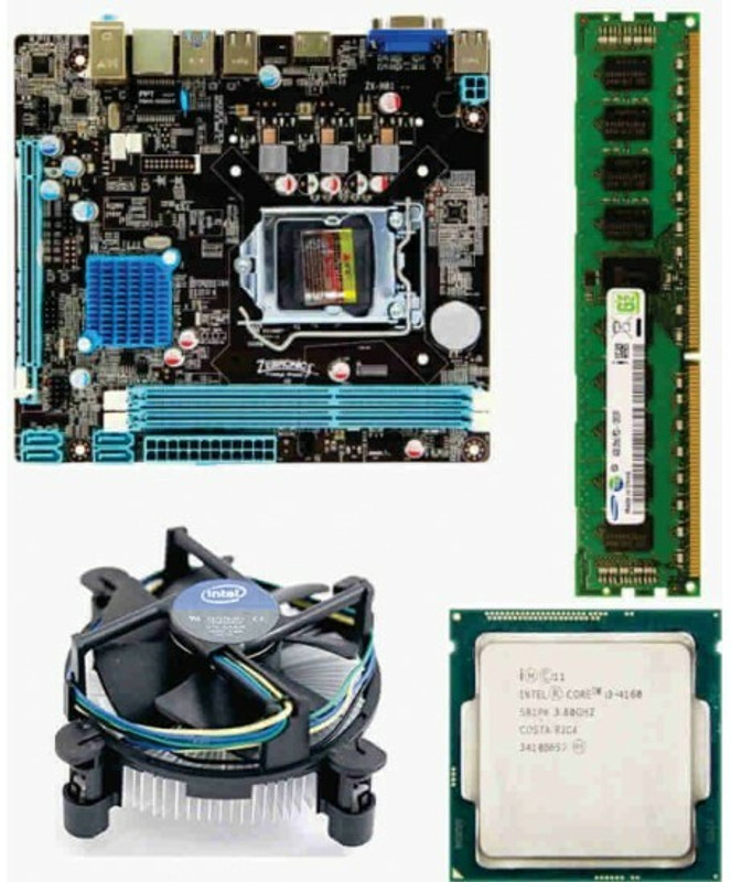 Udbhav H81 Combo Motherboard(Black)