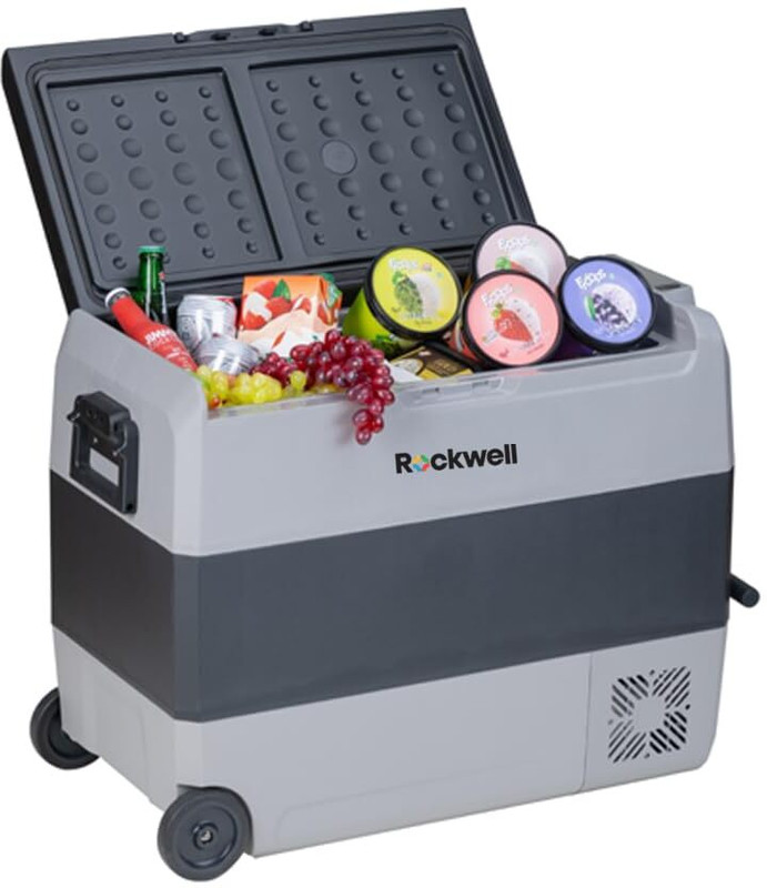 Rockwell RMC60D Rockwell 60Ltr Car Cooler 60 L Compact Refrigerator(Grey)