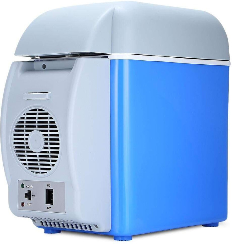 ROYALECL Mini Refrigerator Compact Portable Car Fridge Travel Mini Fridge for Car, Home & Office Use 7.5 L Compact Refrigerator(Multicolor)