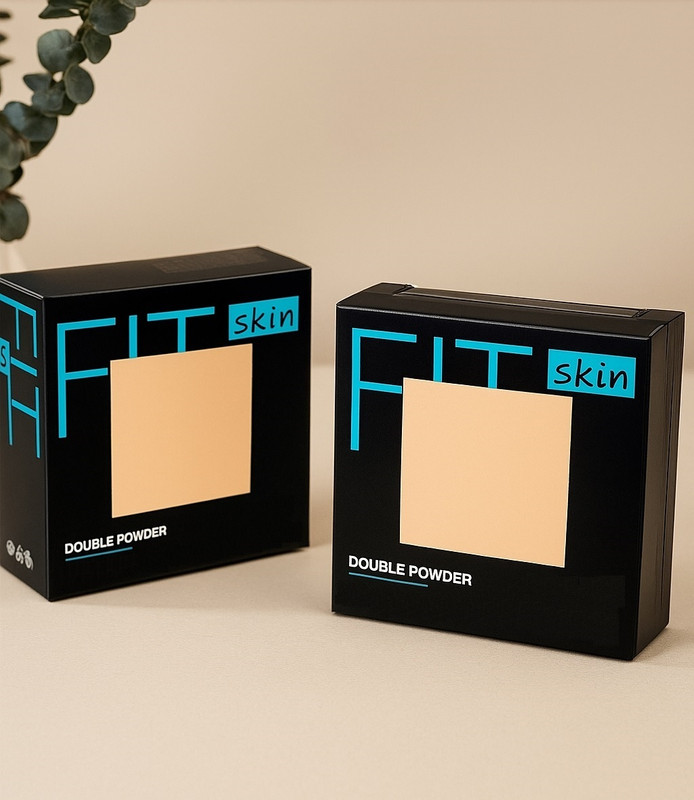urbanfox Fit Skin 2 in 1 Compact Powder with Long-Lasting Finish Compact(Beige, 20 g)