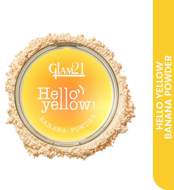 Glam21 Hello Yellow Banana Powder| Air-light feel| Ultra fine blur Compact(Banana Powder, 15 g)
