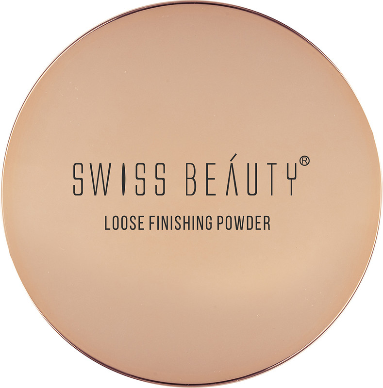 SWISS BEAUTY Ultra Fine Loose Powder | Lightweight Smooth Finish | Flawless Face Makeup Compact(Natural, 8 g)