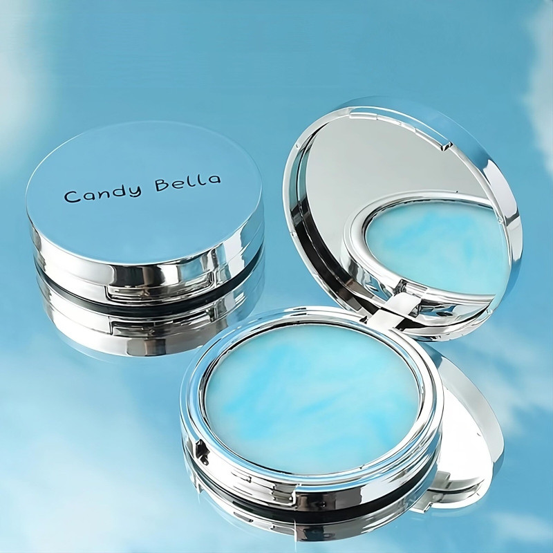 Cappuvini CANDY BELLA Oil Control Compact | Matte Finish Powder for Oily Skin Women Compact(Blue sky, 10 g)