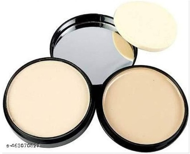 K.Y.L.Plus 2 In 1 Matte Compact Powder Compact (Ivory, 20 g) Compact(BLACK, 30 ml)