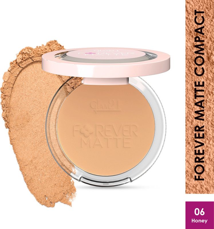 Glam21 Matte | Oil-control Flawless Finish Sweat-proof Compact(Honey, 9 g)