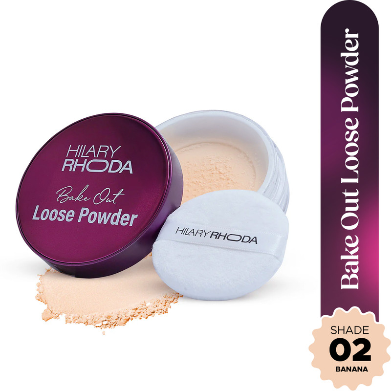 Hilary Rhoda Bake Out Loose Compact(Shade-02, Banana, 10 g)