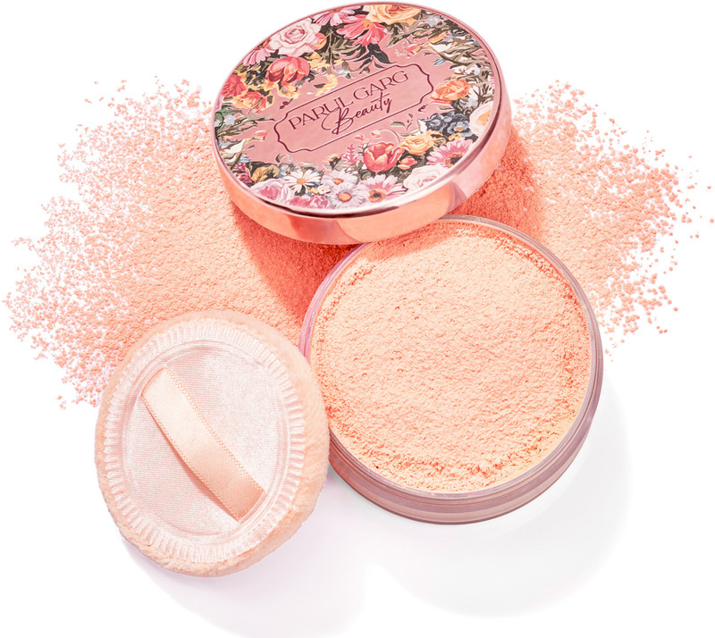 Parul Garg Flawless Finish Loose Setting Powder with Puff | Lightweight Compact(Medium, 20 g)