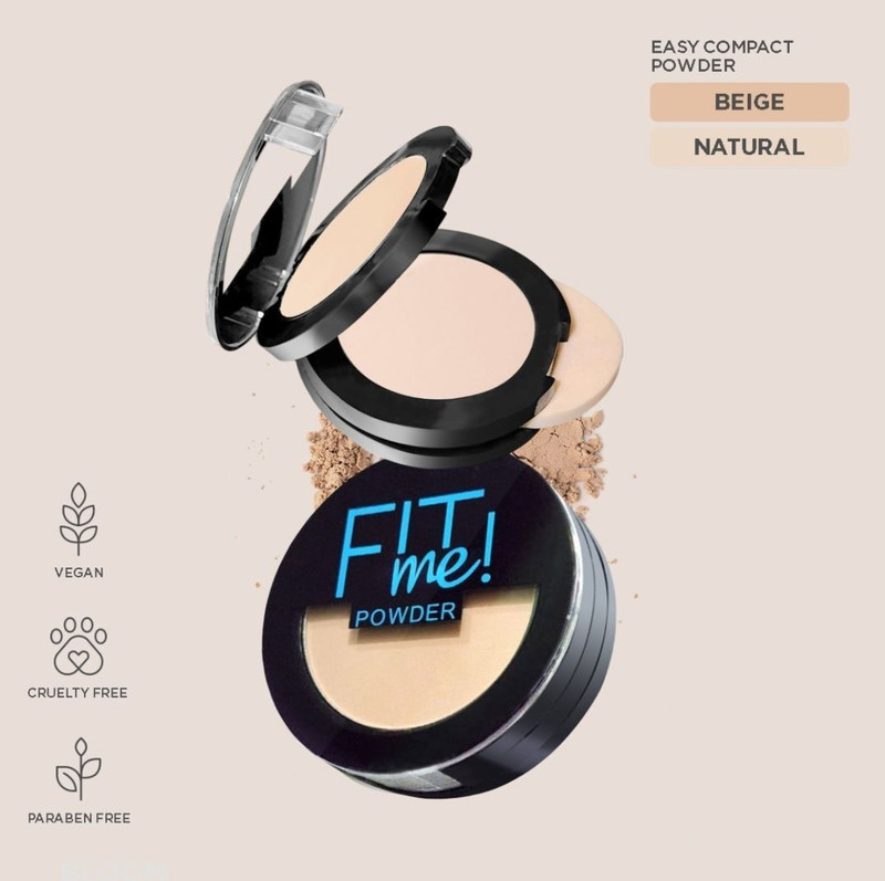 SEUNG Fit Me Compact High-Definition Pressed Powder Compact(Beige, 15 g)