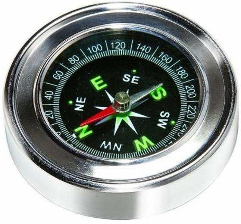 KP2 Royals Stainless Steel Directional Magnetic Compass Compass(Multicolor)
