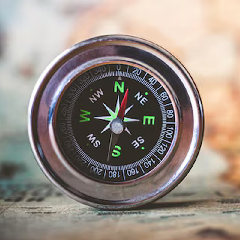 COMPAS The Magnetic Faithful Needle: Stories of the Compass Compass(Silver)