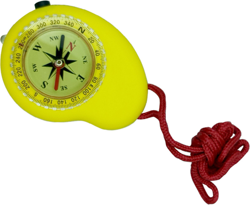 SEEGATE Waterproof Pocket Hand for travelers and mountain Compass Compass(Yellow)