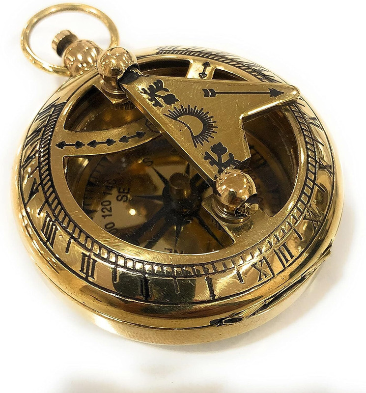 JSI Push Button Compass(Gold)