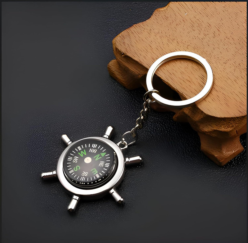 liondeck compass-keychin Compass(Silver)