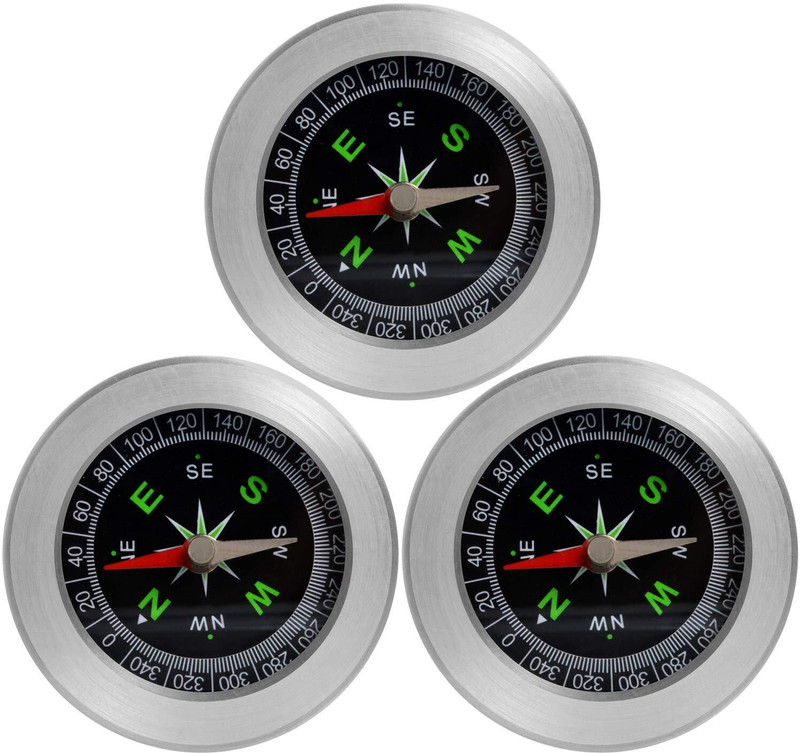 ASTOUND Magnetic Field Navigation Professional Compass Compass(Silver)
