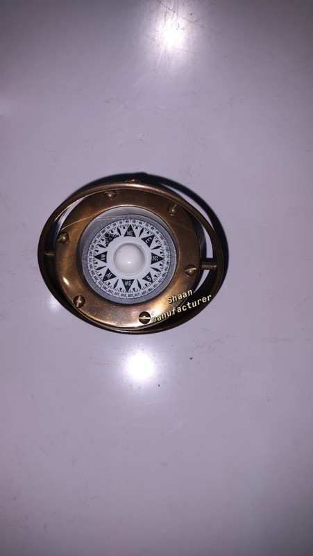 Shaan Manufacturer Antique Compass Compass(Brown)