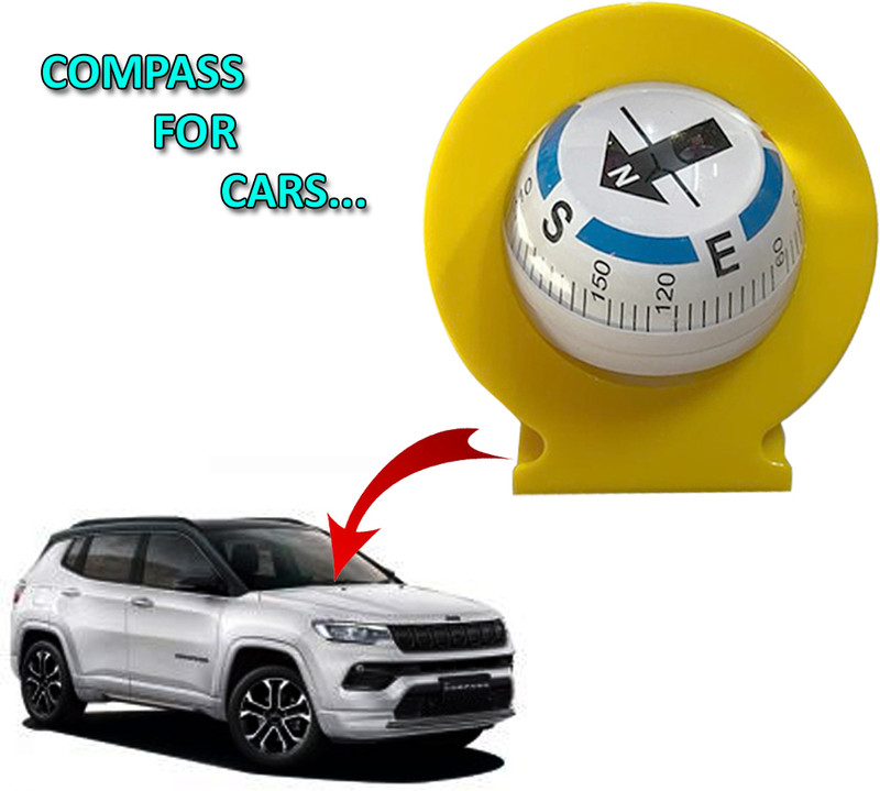 Glory New professional Car Dashboard Compass Compass(Multicolor)