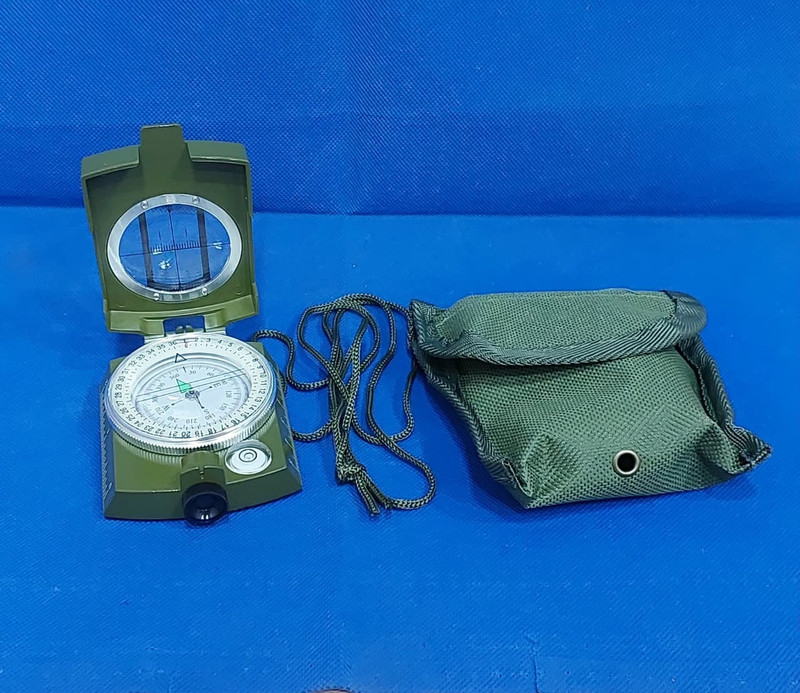 VSP VASTU SAMADHAN VSP MILTARY COMPASS to Precisely Identify 16 zones of a Property Compass(Green)