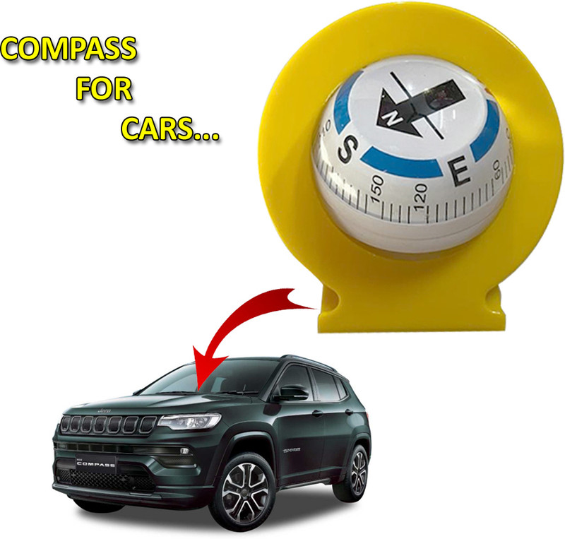 Azy New Waterproof Outdoor Camping Hiking Travel Multi-functional Car Compass Compass(Multicolor)