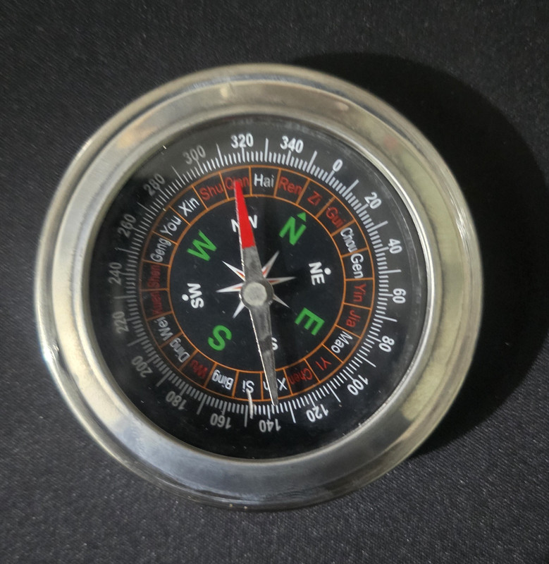 manish 2" dia Compass(Black)