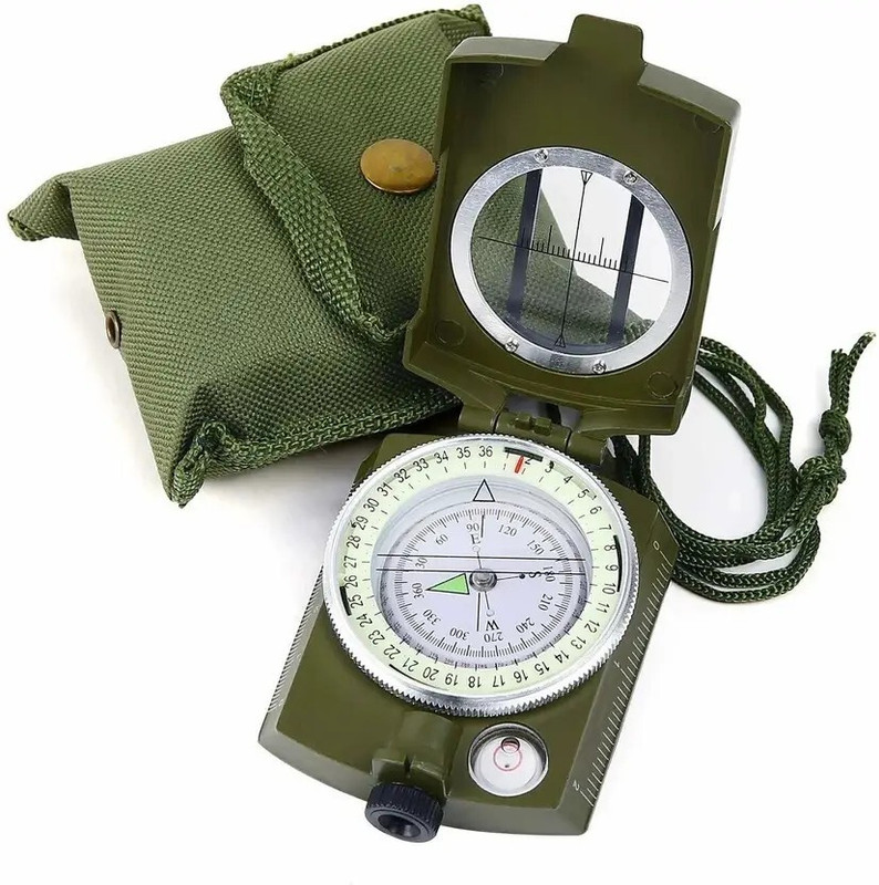 JSI MILITARY LENSATIC PRISMATIC COMPASS Compass(Green)